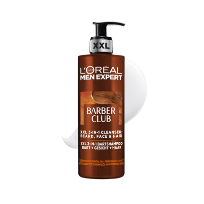 L'Oréal Men Expert XXL Bartshampoo 3-in-1 Männer Bart Gesicht Haare Anti-Schuppen Zedernholzöl 400ml