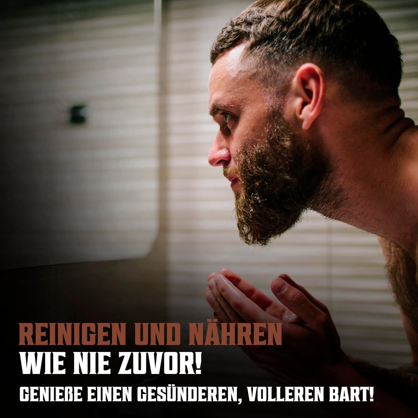Viking Revolution Bartshampoo & Conditioner Set Männer Bartpflege Sandelholz weich glatt stark 2x500ml