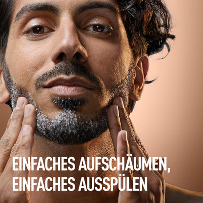 King C. Gillette 3-in-1 Waschgel Männer Bart Gesicht Haare Reinigung Frische Duft 350ml